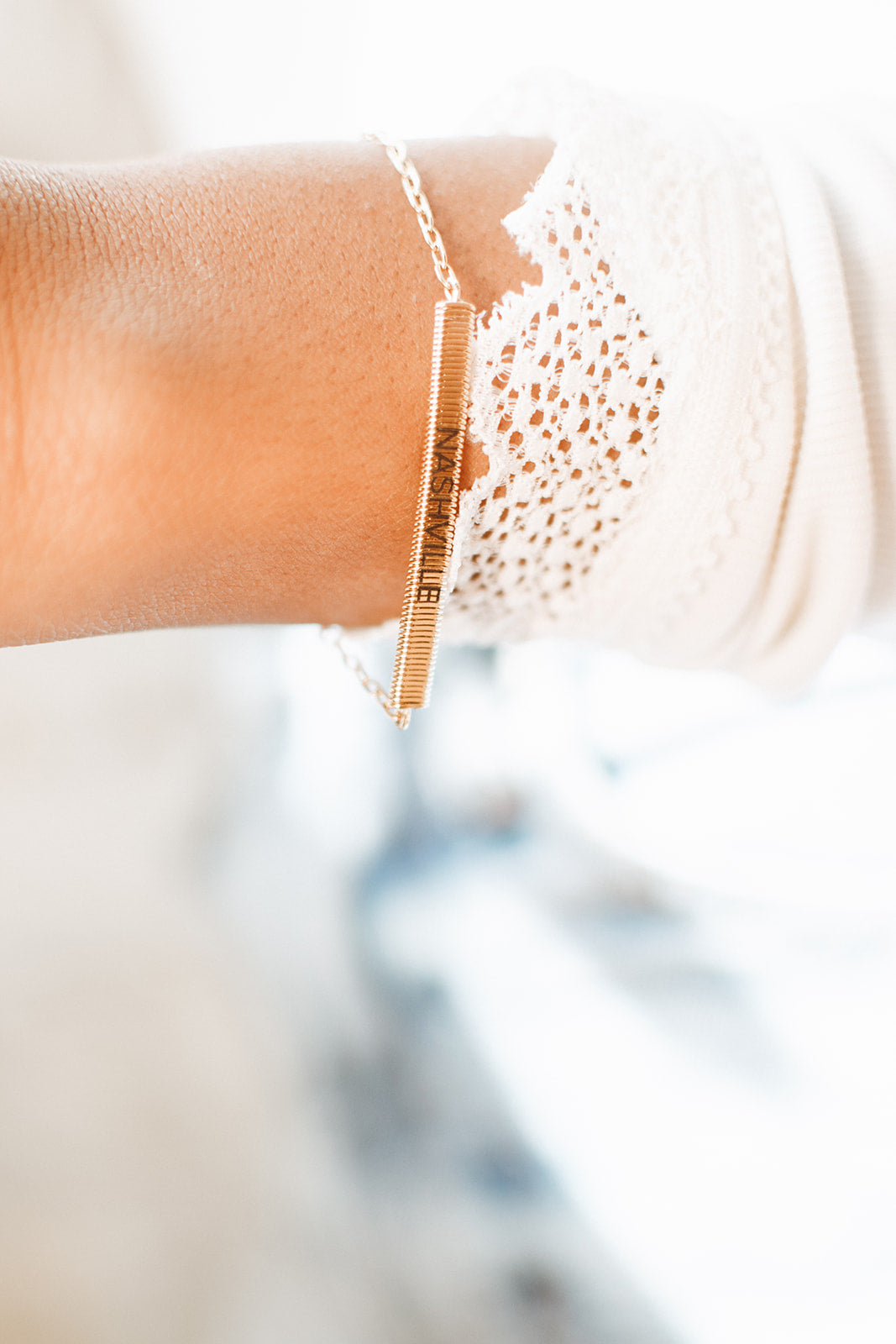 Guitar string jewelry made by women in recovery Strings for Hope